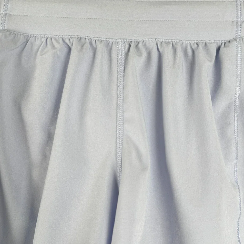 Lululemon Hotty Hot Shorts Womens Size 10 Light‎ Blue Solid Athletic SS-2233